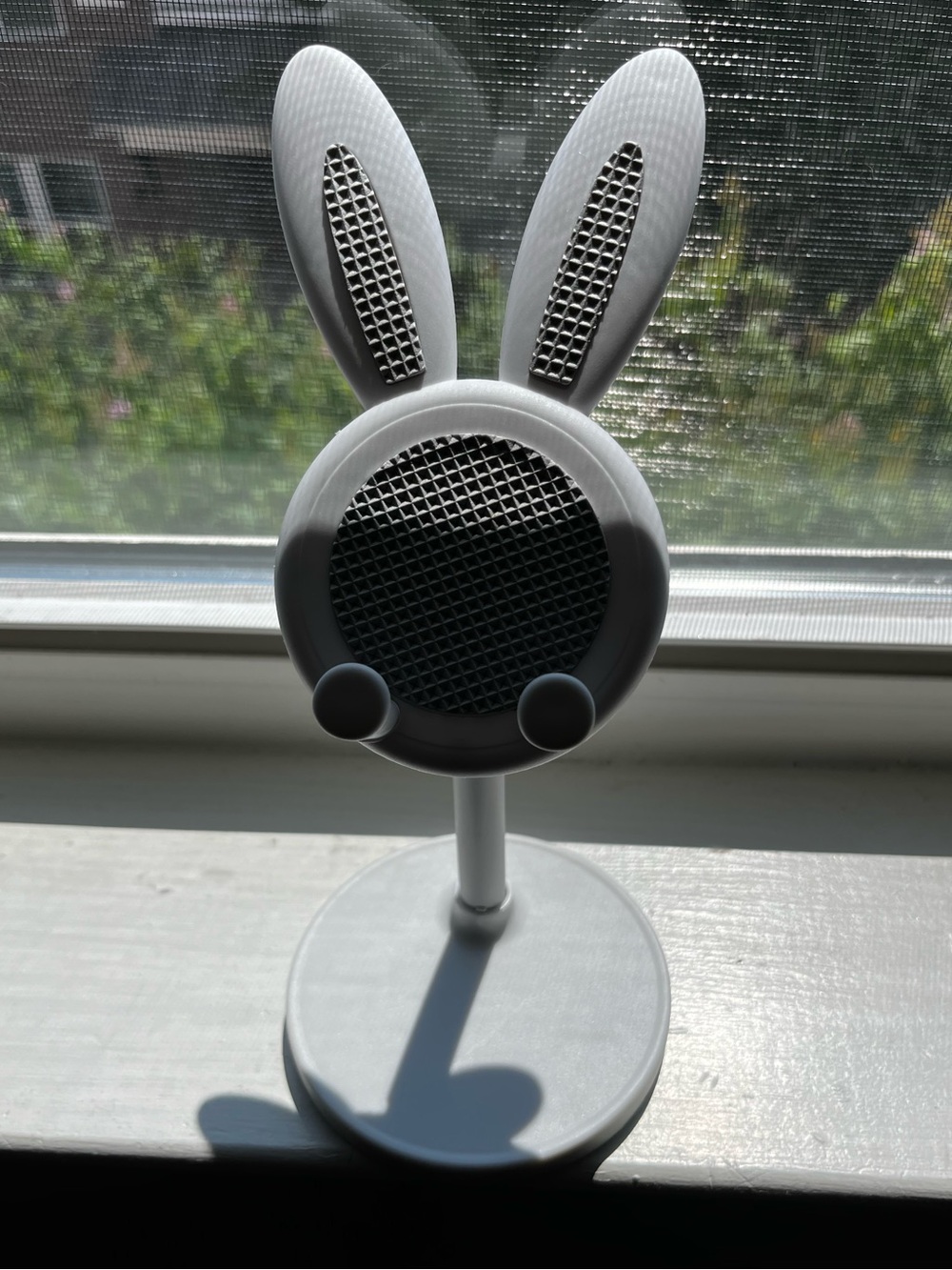 Bunny Shaped Desk phone/desk Stand - Light Gray brand new